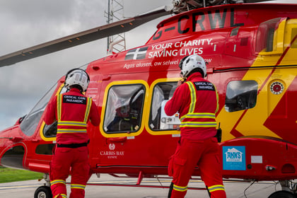 Cornwall Air Ambulance experiences busiest May on record 